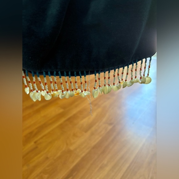 NWT FREE PEOPLE Vancouver Velvet Clutch / Navy + Lapis - Picture 3 of 5